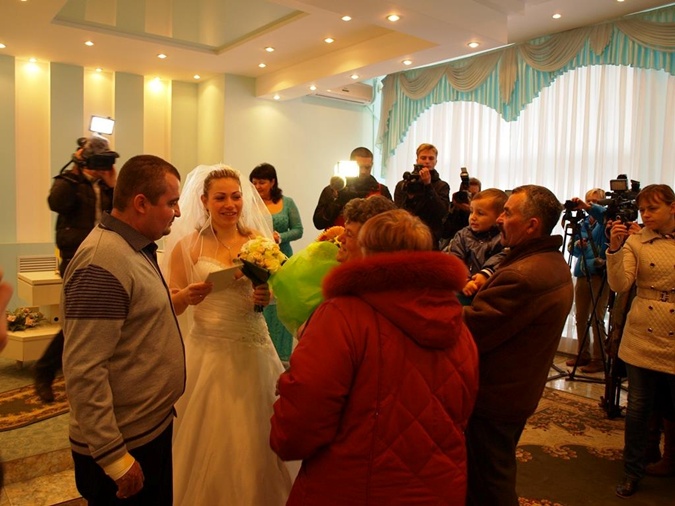 В Днепропетровске женился десантник знаменитой 79-й бригады  фото 3