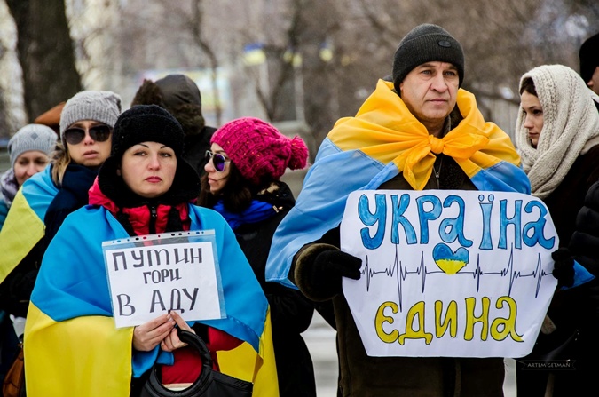 Как в городах Украины отреагировали на обстрел Мариуполя фото 3