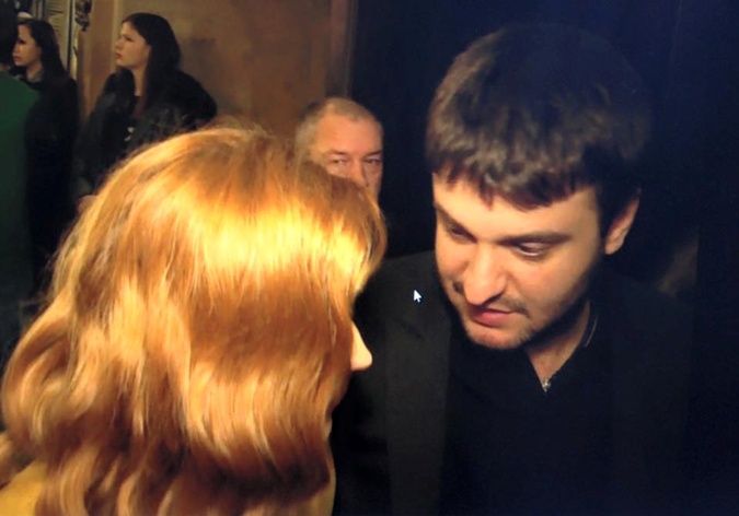 Александр Аваков с журналисткой. Фото: ФБ Кристины Сувориной. 